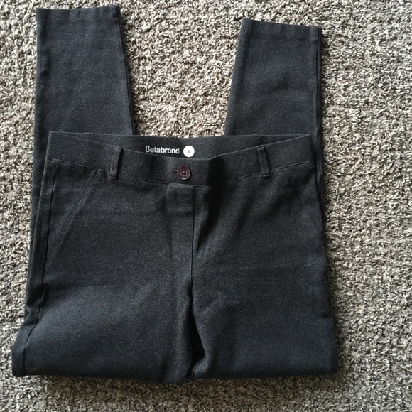 Betabrand Pants - Betabrand Women's Grey Skinny Pants Medium